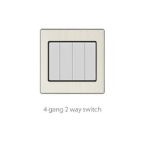 Picture of Aluminum 4 Gang 2 way Switch, V3-008