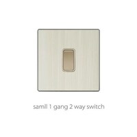 Picture of Golden Aluminum 1 Gang 2 Way Switches, V3-011, Small