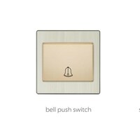 Picture of Golden Aluminum Bell Push Switch, V3-009