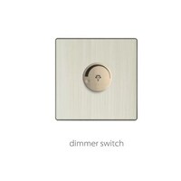 Picture of Golden Aluminum dimmer Switch, V3-030