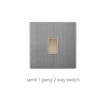 Picture of Golden Stainless 1 Gang 2 Way Switches, V3-011, Small