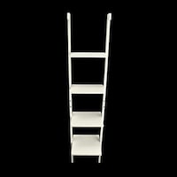 Picture of 4 Tier Wooden Ladder Bookcase Shelf Storage Organizer, White