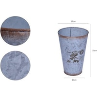 Picture of Medium to Large Creative Metal Flower Pot Vase, 2Pcs