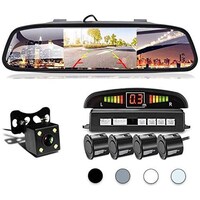Picture of 3 In 1 TFT Mirror Parking Sensors Rear Night Vision Car Camera