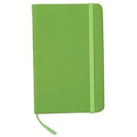 Picture of A6 Sized Notebook with PU Front Cover, Lime Green, 5 pcs