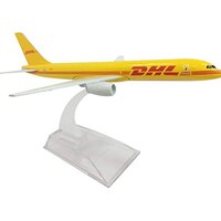Picture of DHL aviation metal Airplane Model,16cm
