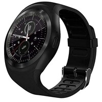 Picture of Round Supports Pedometer Smartwatch, Black