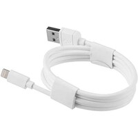 Picture of Dizayn Data Sync Lightning USB Charging Cable, White, 1m