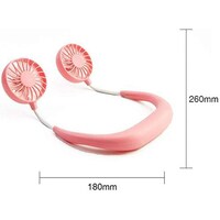 Picture of Portable Sports Neck Fan Upgraded Version, Pink