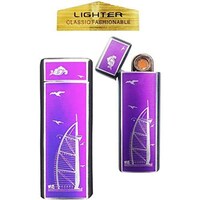Picture of Rechargeable Electric Flameless Cigarette Lighter, Purple