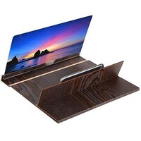 Picture of Scdfdj Wooden 3D HD Stereoscopic Phone Screen Enlarger Amplifier Stand