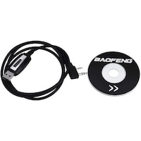 Picture of USB Programming Cable & Software CD for Baofeng UV-5R, BF-888S Radios