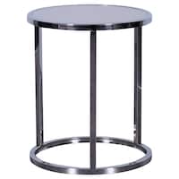 Picture of Huimei Tempered Glass Coffee Table, Silver & Grey, D-08