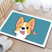Picture of Puppy Absorbent Non-Slip Door Mat, Multi Colour