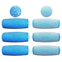 Picture of 3 Extra and Regular Coarse Replacement Rollers, light blue