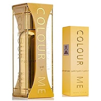 Picture of Milton Lloyd Colour Me Body Spray, Combo of 90ml & 50ml, Gold