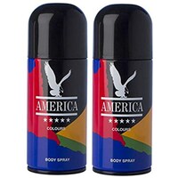 Picture of Milton Lloyd America Colours Body Spray for Men, 150ml, 2Pack