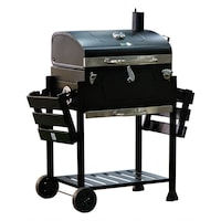 Picture of Outdoor Garden BBQ Stand with Equipment, Black