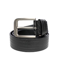 Picture of Leather Checked Belt For Men