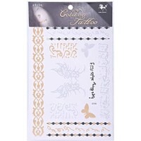 Picture of Arabic Wings Golden Tattoo, GT55 - Multi Color