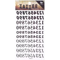Picture of Temporary Tattoo for Girls, HM607  - Black