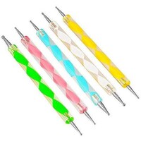 Picture of Nail Art Mabelizing Tool Set, Multicolor - 5Pcs