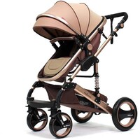 Picture of Newborn Baby Foldable Anti Shock Stroller, Champagne Gold