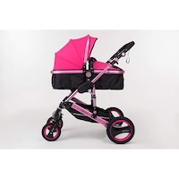 Picture of 3 in 1 P6 Baby Stroller Canopy Pram, Pink