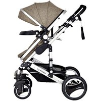 Picture of 3 in 1 K7 Baby Stroller Canopy Pram, Khaki