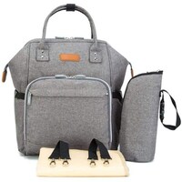 Picture of Honelevo Baby Backpack with Diaper Changing Pads, Grey