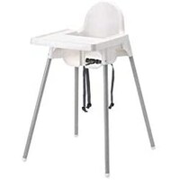 Picture of Honelevo Junior High Chair With Tray, White