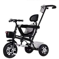 Picture of Honelevo Kids Push Bar Ride On Tricycle, Black
