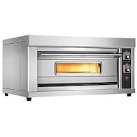 Picture of Commercial Electric Pizza Oven with Desk & Tray, 220V