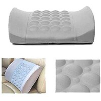 Picture of Car Back Lumbar Posture Support Electric Cushion Pillow, Grey