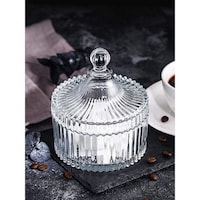 Picture of FUFU Decorative Candy Bowl with Crystal Lid