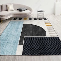 Picture of Superior Floral Design Carpet- Grey, M000063