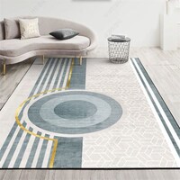Picture of Geometric Print Floor Carpet - Multicolor