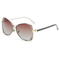 Picture of Women's Polarized Aviator Sunglasses with Carving Pattern UV400