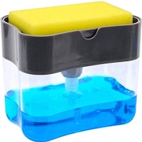 Picture of My Pick ae 2-in-1 Soap Dispenser with Sponge, Black