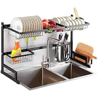 Picture of Dish Drainer Rack for Kitchen, Black