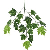 Picture of Artificial Hanging Canada Leaves for Home Decor, Green