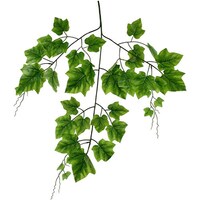 Picture of Artificial Hanging Grape Leaves for Decoration, Green