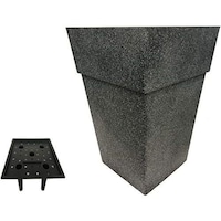 Picture of Yatai Grey Resin Colour Square Shaped Planter