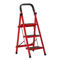 Picture of Takako 3 Step Multi Function Foldable Ladder - Red