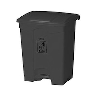 Picture of Takako Garbage Waste Dustbin with Step on Pedal, Grey, 30L