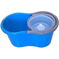 Picture of Magic Floor Rotating Spin Mop-Bucket Set, Blue
