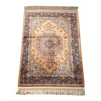 Picture of Qasr Al Sajad Persian Style Vintage Design Traditional Silk Carpet
