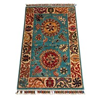 Picture of Qasr Al Sajad Persian Style Circular Abstract Design Hand Knotted Wool Carpet