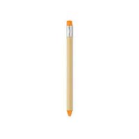 Picture of Push Button Ball Pen with Carton Barrel - Beige