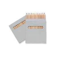 Picture of Coloured Pencils Set In Natural Carton Box  - Beige, Set of 12pcs